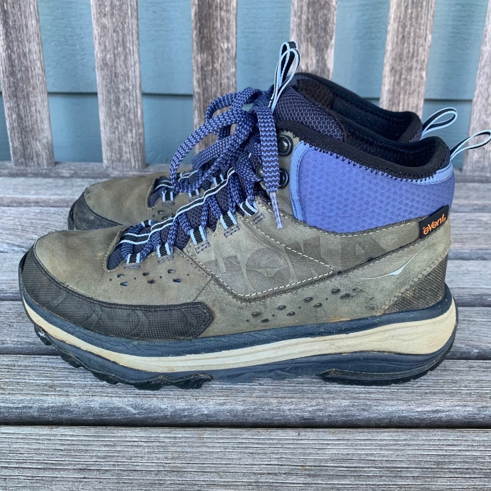 Hoka One One Tor Summit Mid WP Hiking Boots Women 9.5 Sage Hydro Gorpcore Hiking
